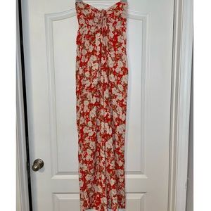 NWT American Eagle Strapless Floral Jumpsuit